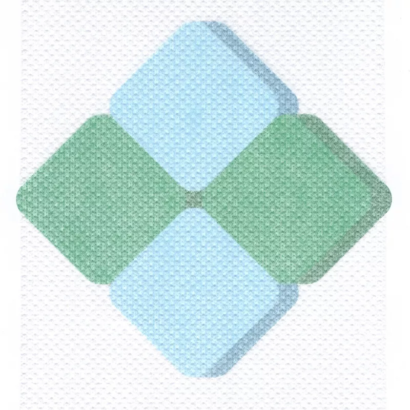 Spunbonded hot stamping non-woven fabric